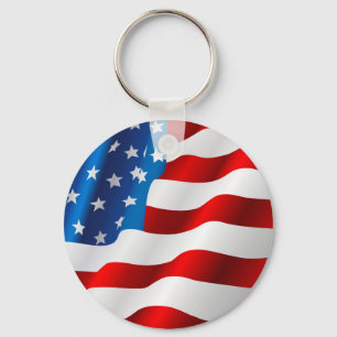 Llavero Keychain de la bandera de Estados Unidos