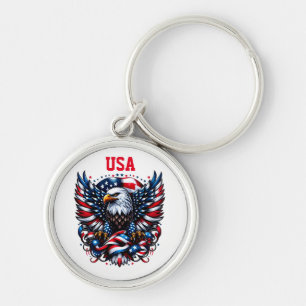 Llavero Keychain de la bandera de Estados Unidos