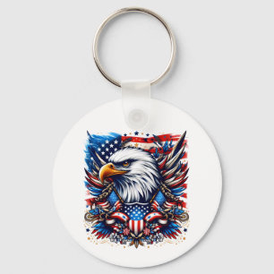 Llavero Keychain de la bandera de Estados Unidos