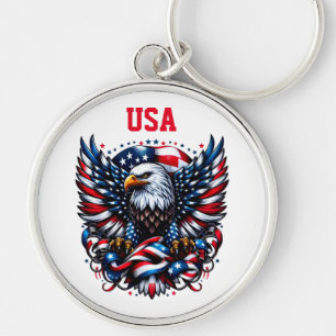 Llavero Keychain de la bandera de Estados Unidos