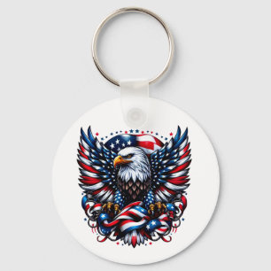 Llavero Keychain de la bandera de Estados Unidos