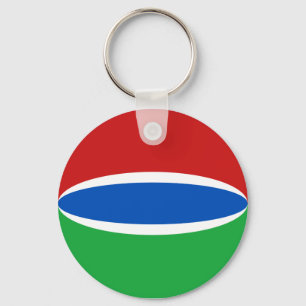 Llavero Keychain de la bandera de Gambia