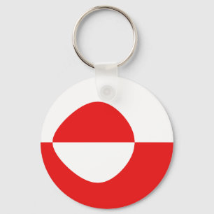 Llavero Keychain de la bandera de Groenlandia