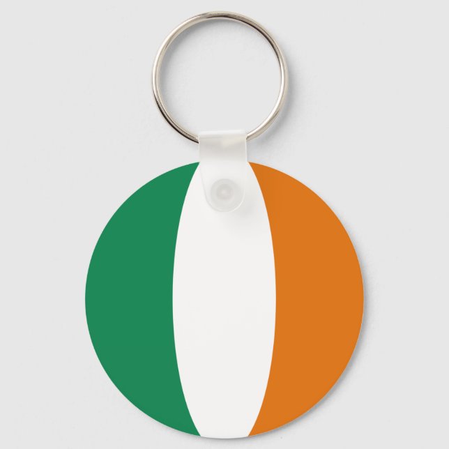 Llavero Keychain de la bandera de Irlanda (Anverso)
