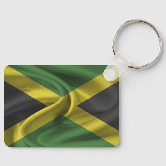 Llavero Keychain de la bandera de Jamaica (Anverso)