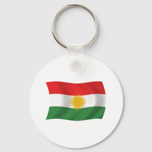 Llavero Keychain de la bandera de Kurdistán