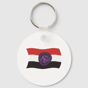 Llavero Keychain de la bandera de la Nación de Lenape en l