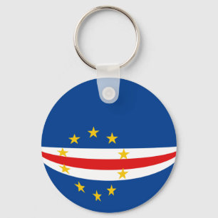 Llavero Keychain de la bandera de la pesca de Cabo Verde