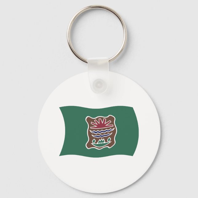 Llavero Keychain de la bandera de la tribu Abenaki (Anverso)