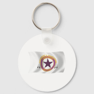 Llavero Keychain de la bandera de la tribu Wampanoag