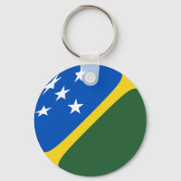 Keychain de la bandera de las Islas Salomón