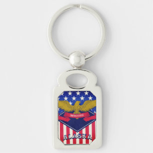 Llavero Keychain de la bandera de los Estados Unidos