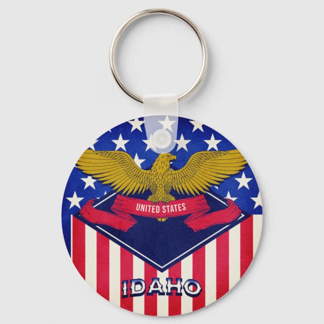 Llavero Keychain de la bandera de los Estados Unidos de Am (Anverso)