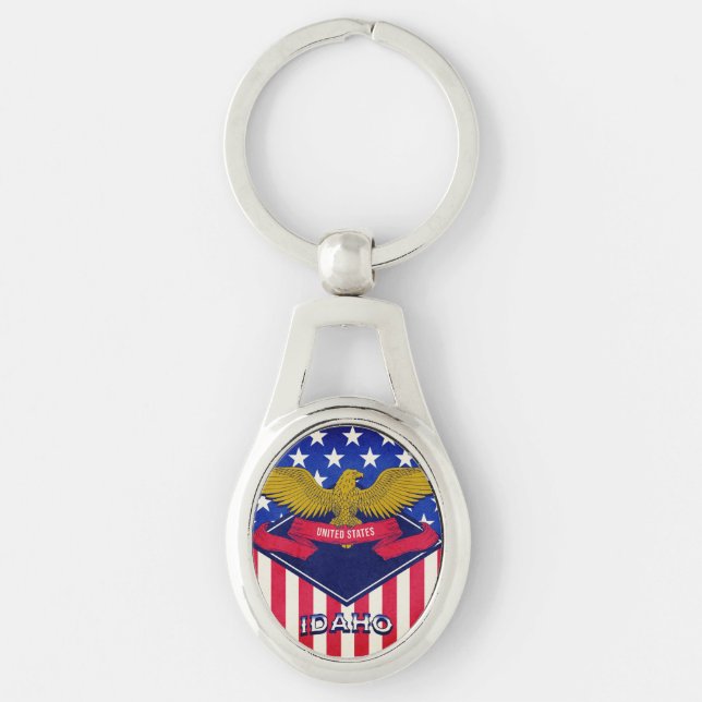 Llavero Keychain de la bandera de los Estados Unidos de Am (Anverso)
