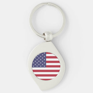 Llavero Keychain de la bandera de los Estados Unidos - Reg