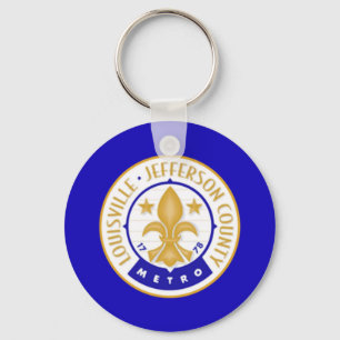 Llavero Keychain de la bandera de Louisville (Kentucky)