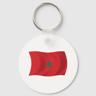 Llavero Keychain de la bandera de Marruecos