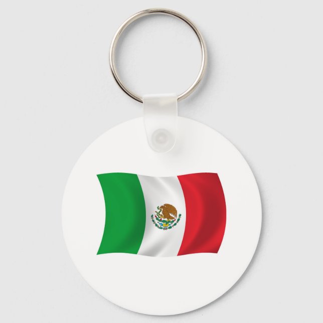 Llavero Keychain de la bandera de México (Anverso)