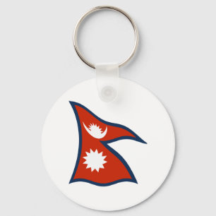 Llavero Keychain de la bandera de Nepal