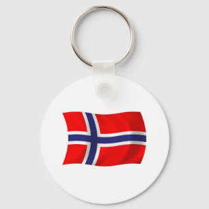 Llavero Keychain de la bandera de Noruega