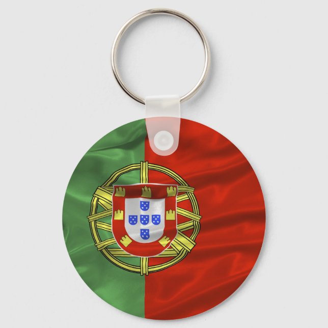 Llavero Keychain de la bandera de Portugal (Anverso)
