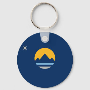 Llavero Keychain de la bandera de Reno (Nevada)