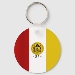 Llavero Keychain de la bandera de San Diego (California)