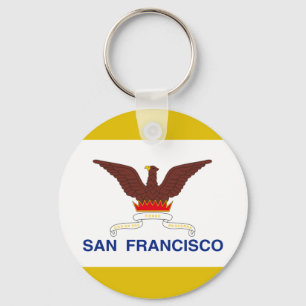 Llavero Keychain de la bandera de San Francisco (Californi