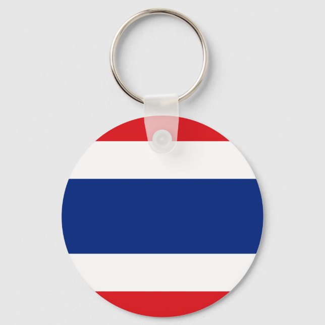 Llavero Keychain de la bandera de Tailandia (Anverso)