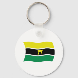 Llavero Keychain de la bandera del pueblo de Ashanti