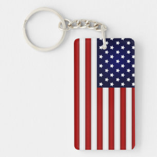 Llavero Keychain de la bandera estadounidense