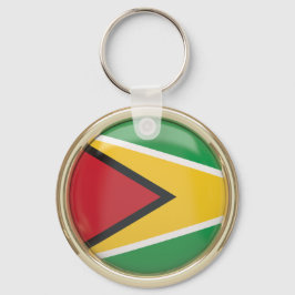 Llavero Keychain de la bandera guyanesa