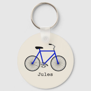 Llavero Keychain de la bicicleta azul
