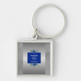 Llavero Keychain de la Bloom Metálica de Plata