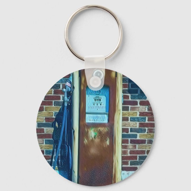 Llavero Keychain de la bomba de gas de cosecha (Anverso)