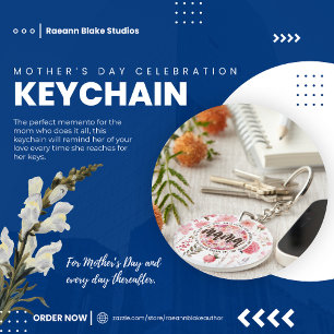 Llavero Keychain de la celebración del Día de la Madre