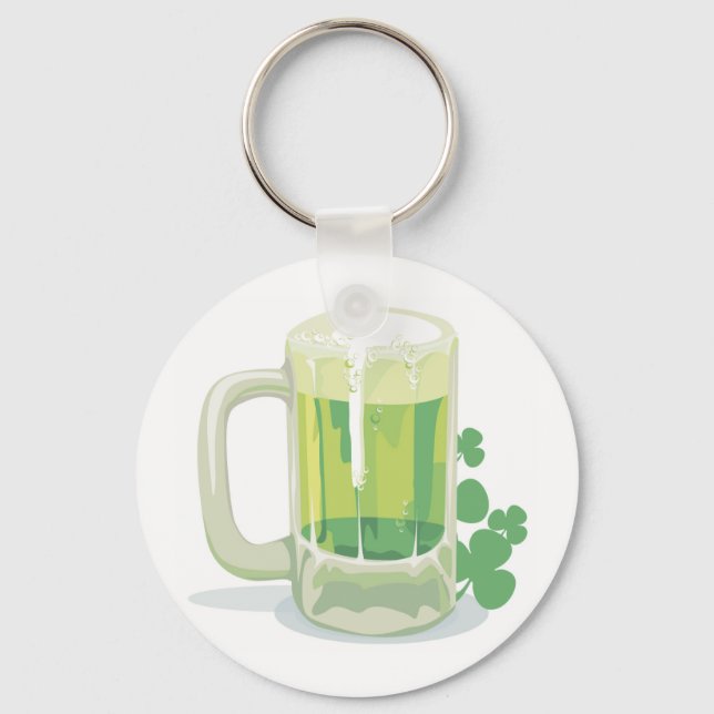 Llavero Keychain de la cerveza verde (Anverso)