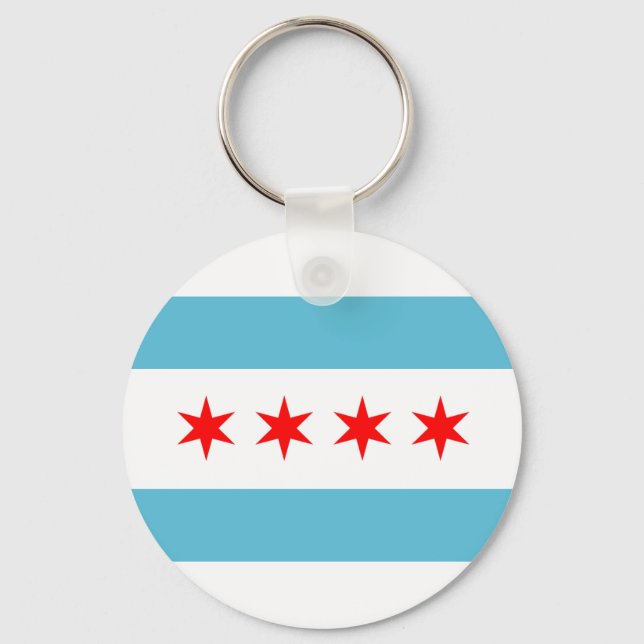Llavero Keychain de la ciudad de Chicago (Anverso)