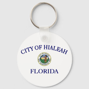 Llavero Keychain de la ciudad de Hialeah (Florida)