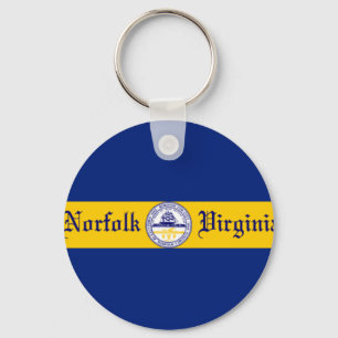 Llavero Keychain de la ciudad de Norfolk (Virginia)