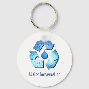 Llavero Keychain de la conservación del agua