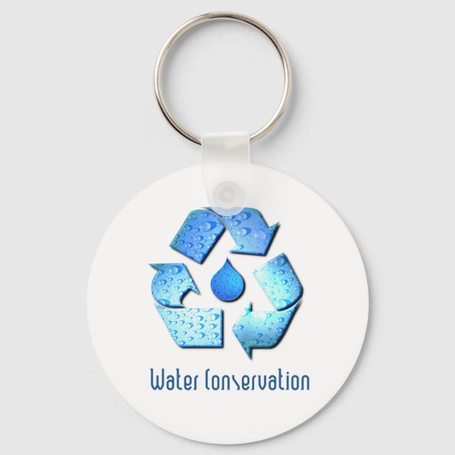 Llavero Keychain de la conservación del agua (Anverso)