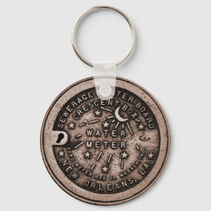 Llavero Keychain de la cubierta del medidor de agua de Nue