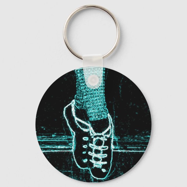 Llavero Keychain de la danza irlandesa Ghillies (Anverso)