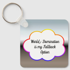Llavero Keychain de la dominación mundial