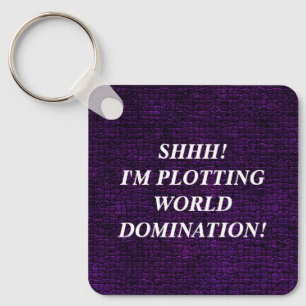 Llavero Keychain de la dominación mundial