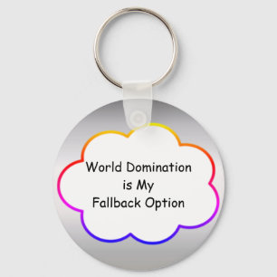 Llavero Keychain de la dominación mundial