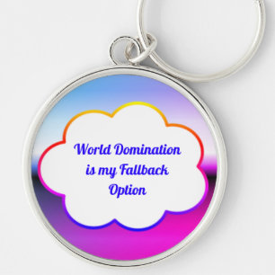 Llavero Keychain de la dominación mundial