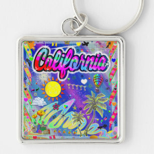 Llavero Keychain de la era de California
