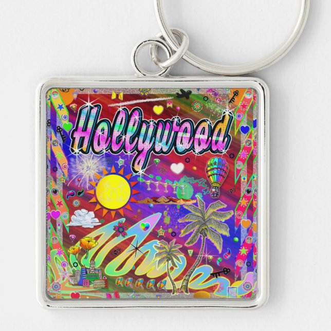 Llavero Keychain de la era de Hollywood (Frente)